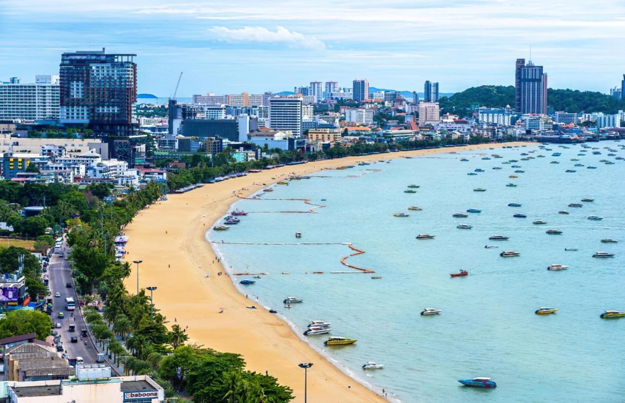 Appartamento Great Location With Infinity Pool - Central Pattaya Esterno foto