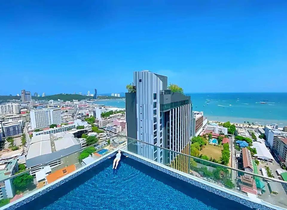 Appartamento Great Location With Infinity Pool - Central Pattaya Esterno foto